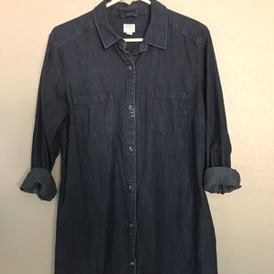 Denim Shirt Dress